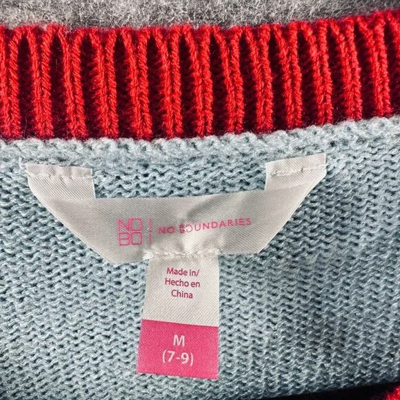 Bad Cat Womens Size M Ugly Christmas Sweater Grumpy Cat Sequin Holiday Knit - Picture 6 of 8